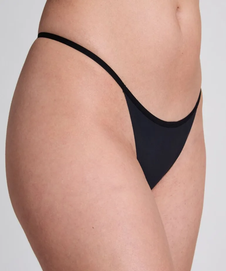 Seamless thong - Black