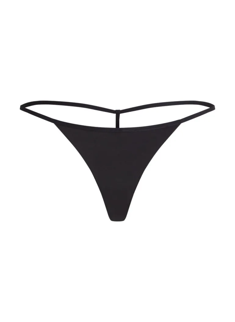 Seamless thong - Black