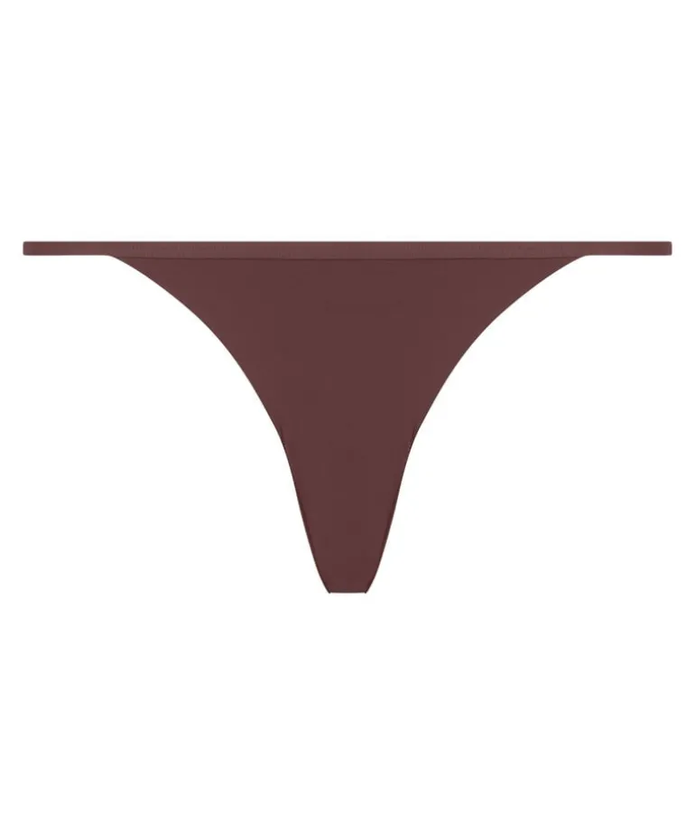 Seamless thong - Brown