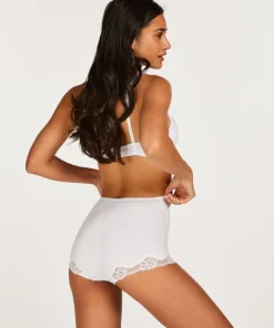 Secret Lace maxi rio briefs - White