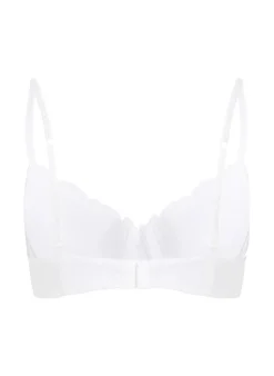 Secret Lace Padded Underwired Bra - White