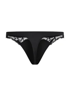 Secret Lace Thong - Black