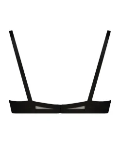 Seductress Half-Padded Cup Underwired Bra - Black