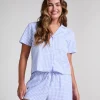 Seersucker Short - Blue