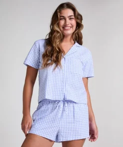 Seersucker Short - Blue