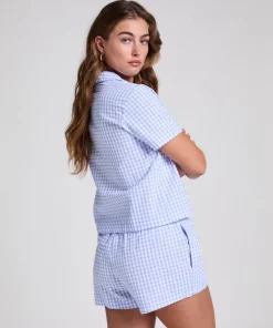 Seersucker Short - Blue