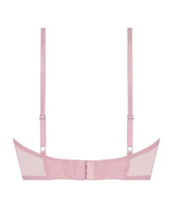 Selina Padded Push-Up Longline Underwired Bra - Pink