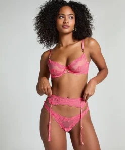 Shae Suspenders - Pink