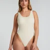 Shaping Crinkle Swimsuit - Black
