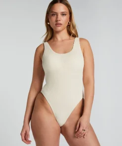 Shaping Crinkle Swimsuit - Black