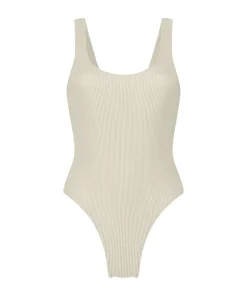 Shaping Crinkle Swimsuit - Black