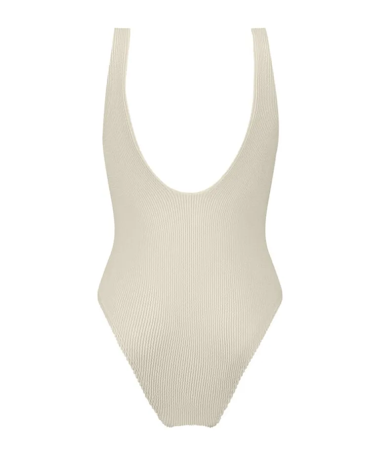 Shaping Crinkle Swimsuit - Black