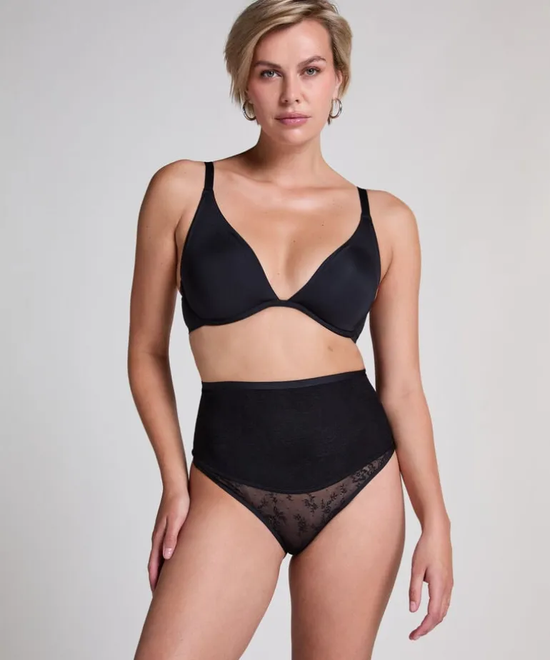 Shaping Lace String - Black