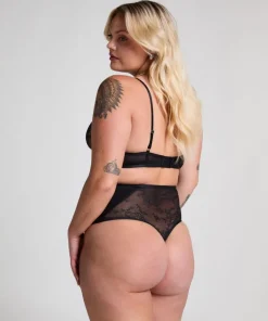 Shaping Lace String - Black