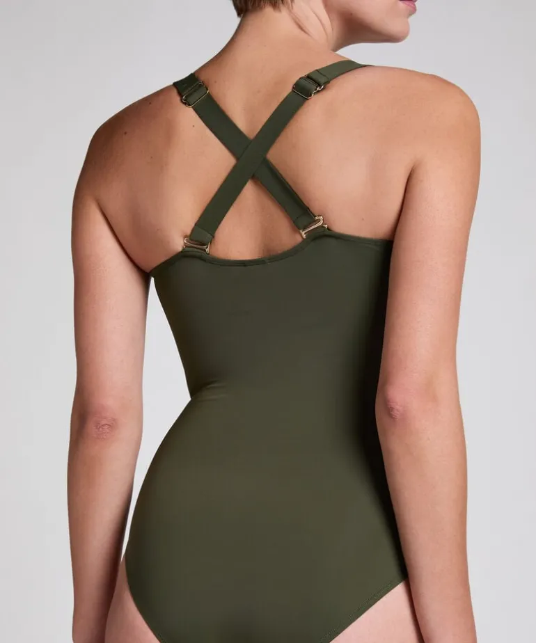 Shaping Ocean Swimsuit - Green