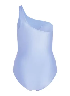 Shaping Shell Mesh Swimsuit - Blue