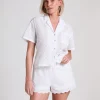 Short Broiderie Anglaise - White