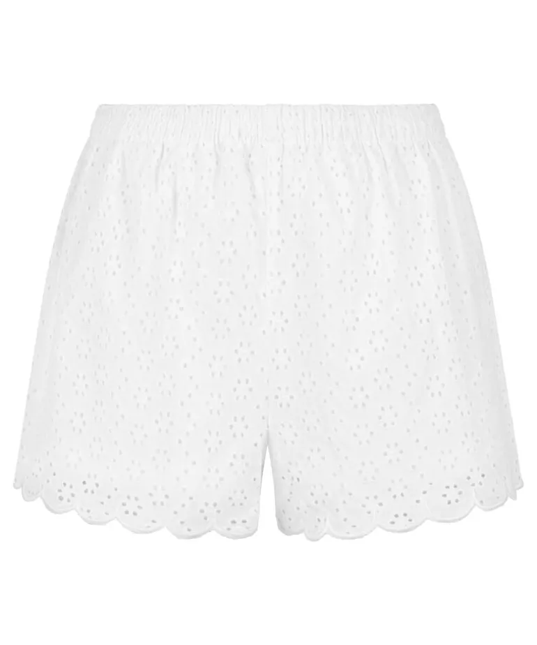 Short Broiderie Anglaise - White