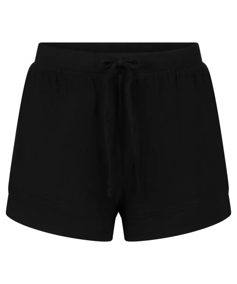 Short Jersey Rib Essential - Black
