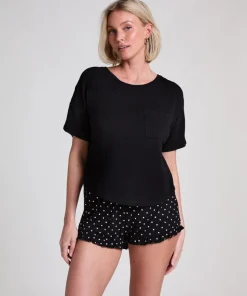 Short Pyjama Set - Black