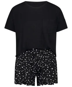 Short Pyjama Set - Black