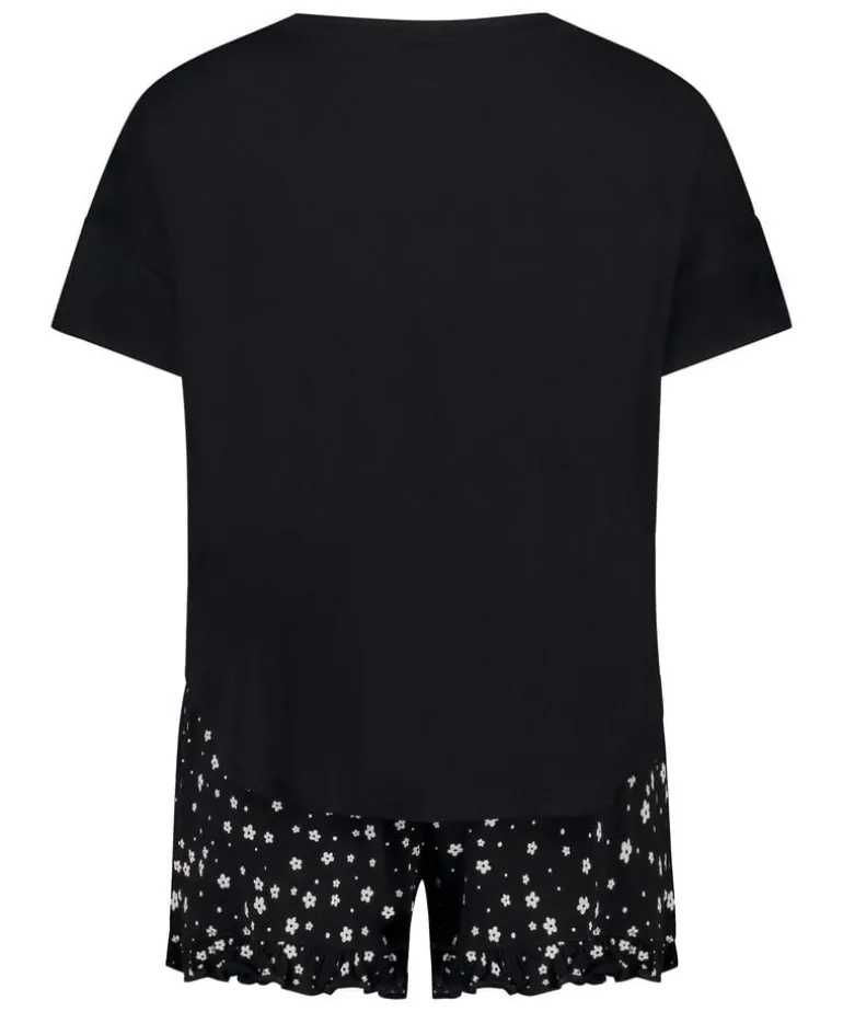 Short Pyjama Set - Black