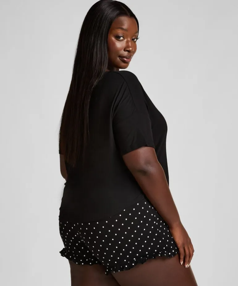 Short Pyjama Set - Black