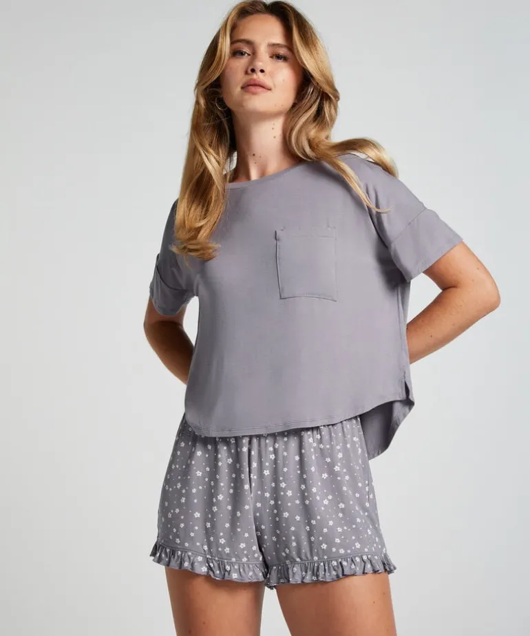 Short Pyjama Set - Purple