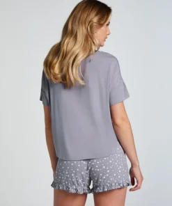 Short Pyjama Set - Purple