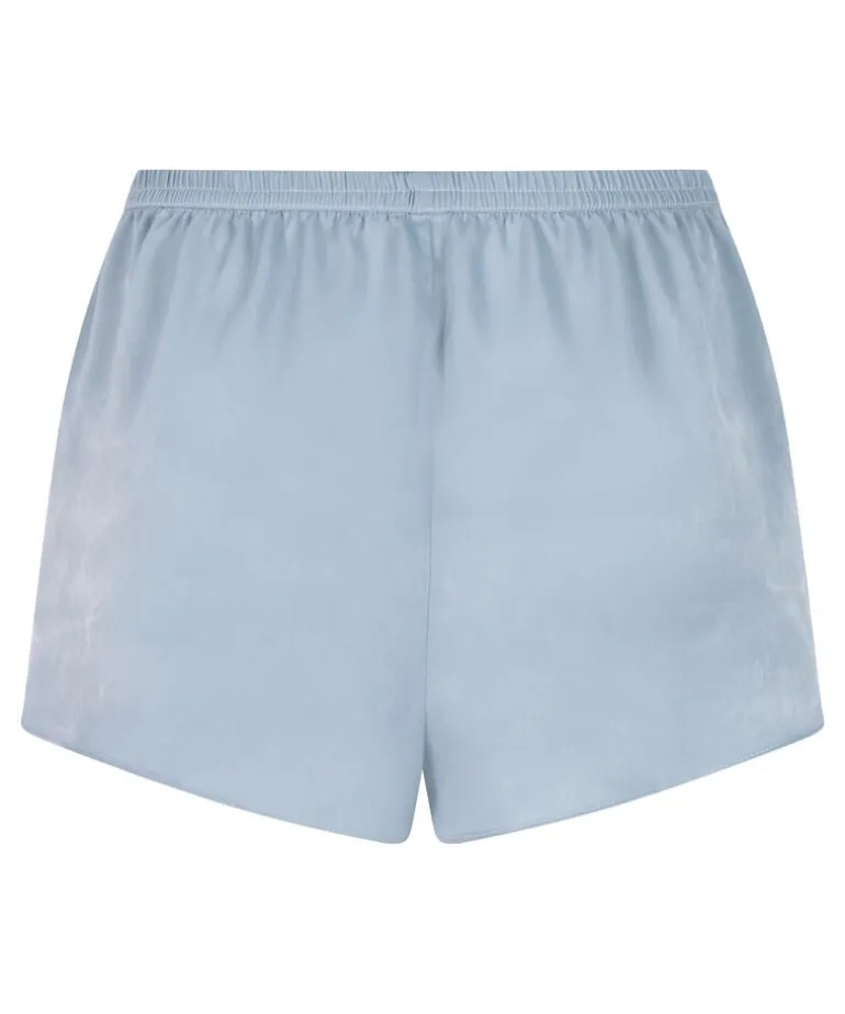 Short Satin Minimal - Blue