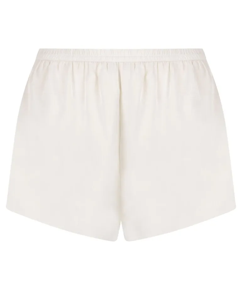 Short Satin Minimal - White