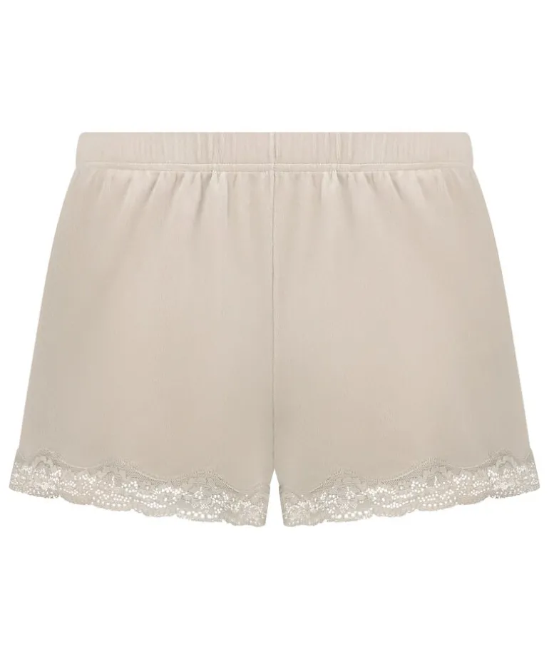 Short Velours Lace - Beige