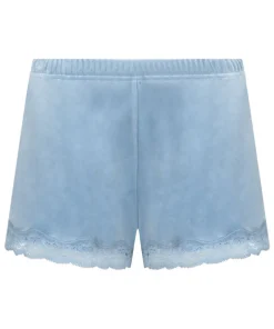 Short Velours Lace - Blue