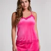 Short Velours Lace - Pink
