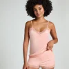 Short Velours Lace - Pink