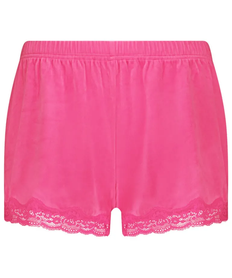 Short Velours Lace - Pink