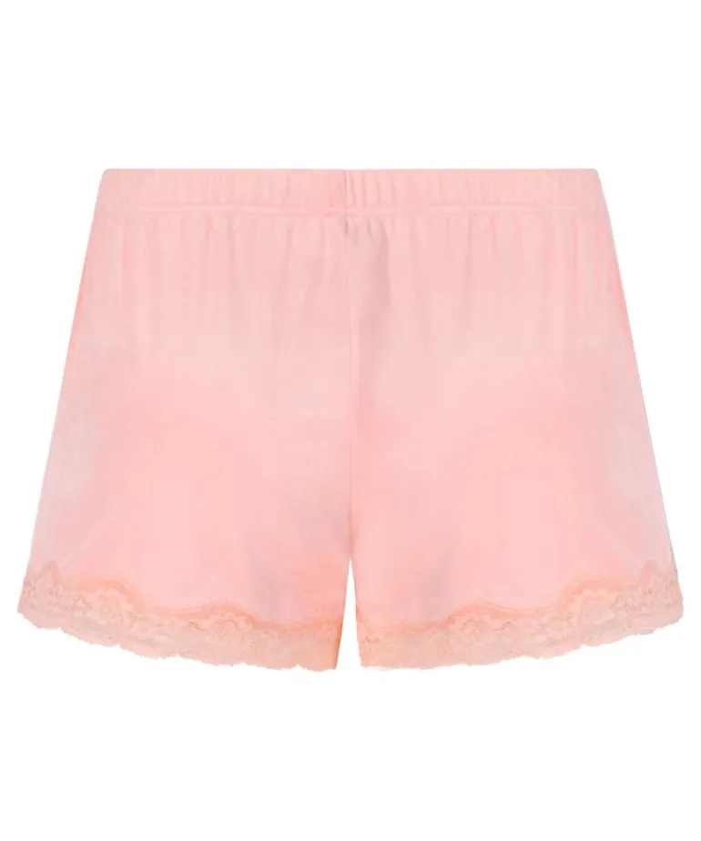 Short Velours Lace - Pink