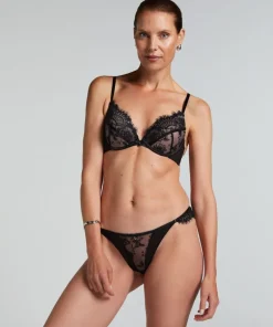 Sia Padded Underwired push-up Bra - Black