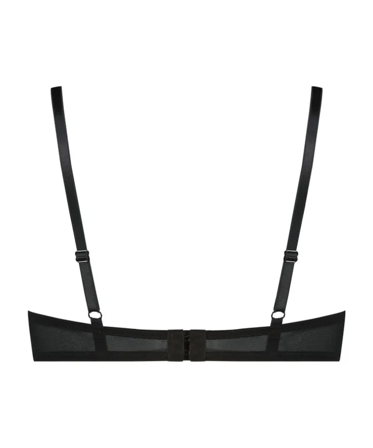 Sia Padded Underwired push-up Bra - Black