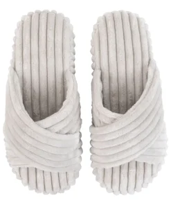 Slippers Crossed - Brown