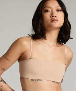 Smooth Bandeau Bralette - Beige