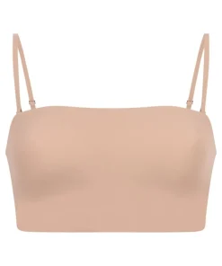Smooth Bandeau Bralette - Beige