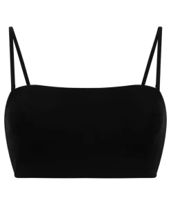 Smooth Bandeau Bralette - Black