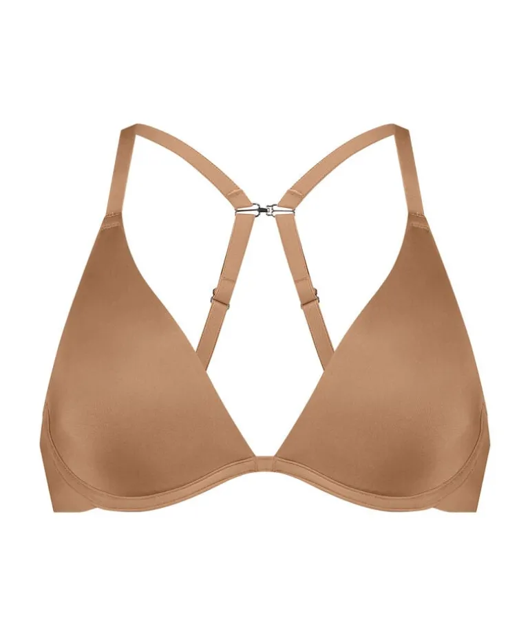 Smooth Non-Padded Underwired Bra - Brown