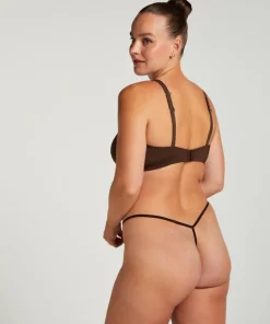 Smooth Non-Padded Underwired Bra - Brown