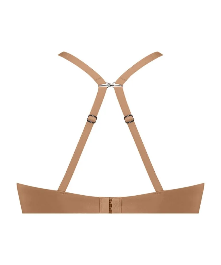 Smooth Non-Padded Underwired Bra - Brown