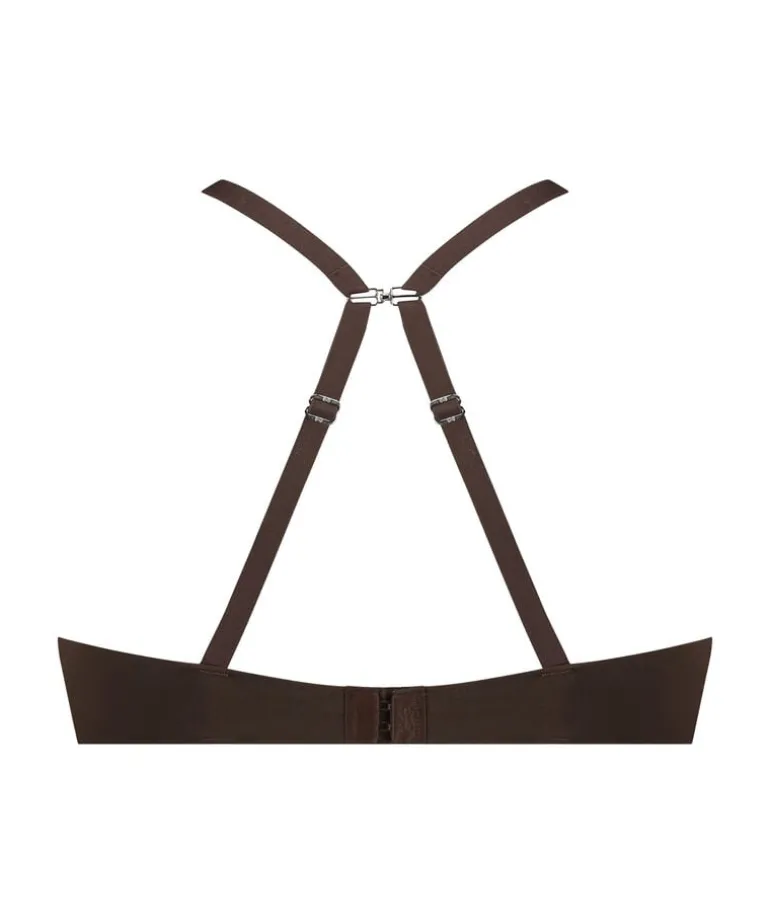 Smooth Non-Padded Underwired Bra - Brown