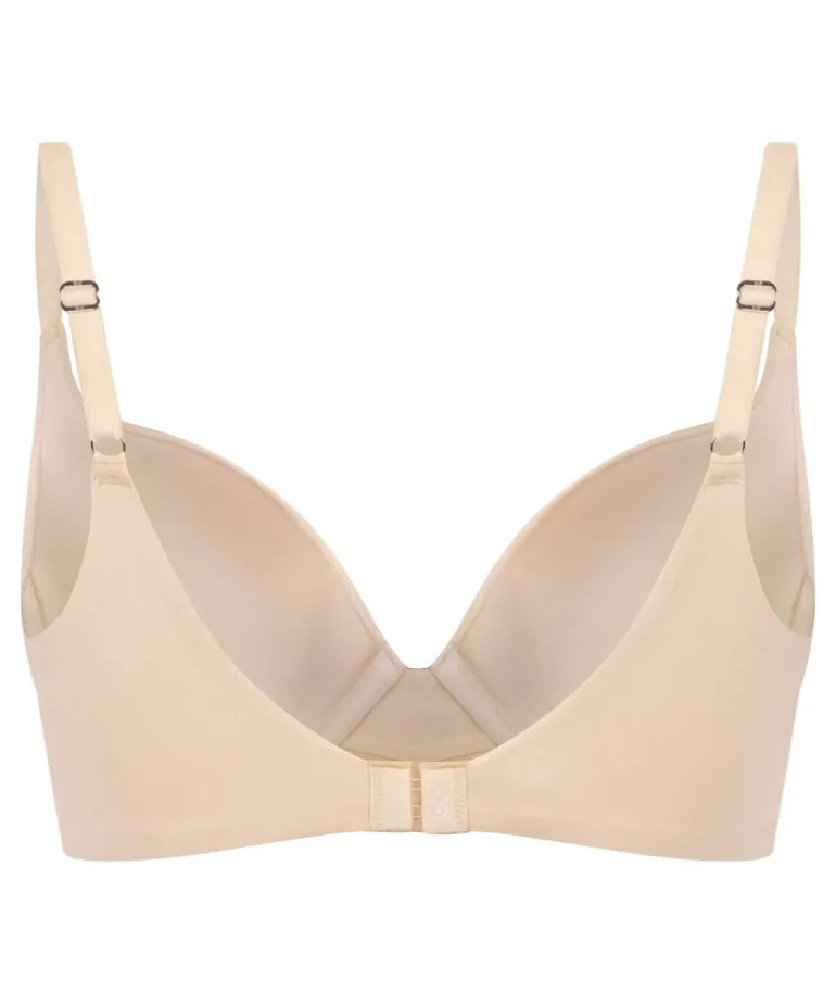 Smooth Padded Underwired Bra - Beige