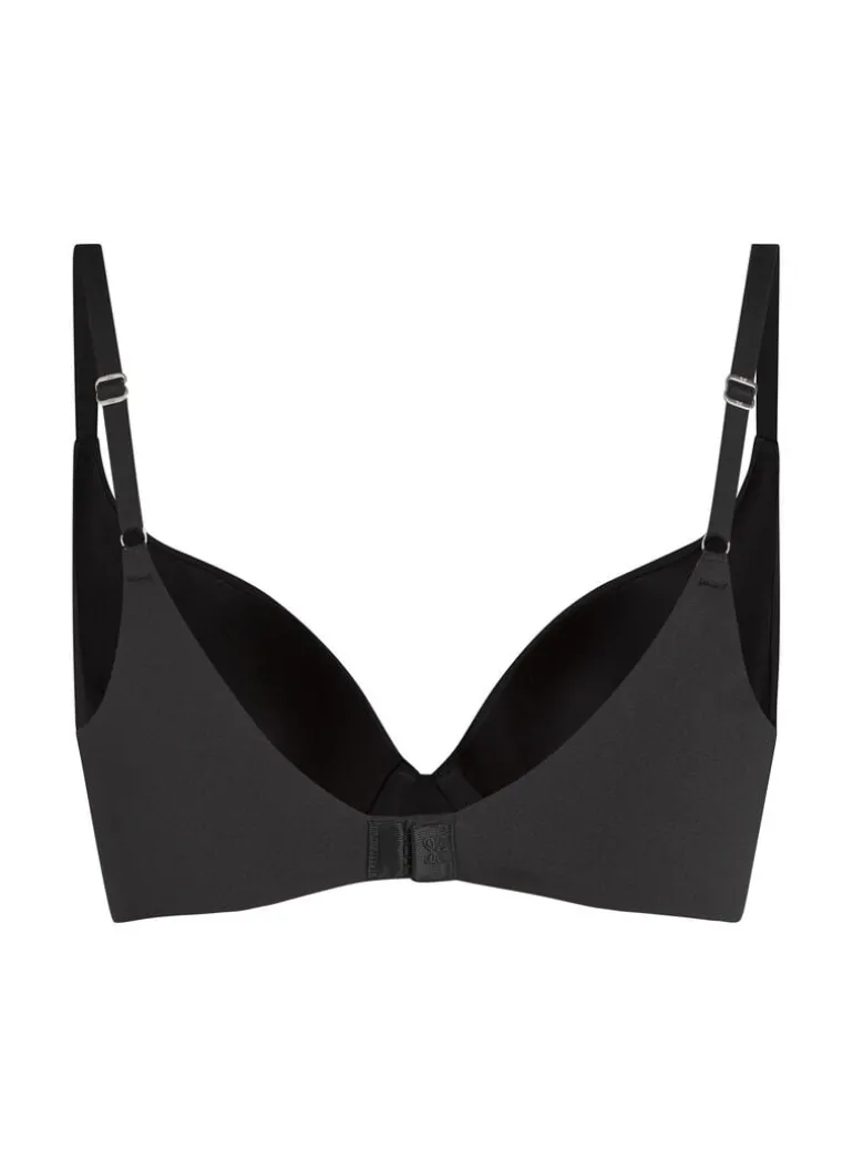 Smooth Padded Underwired Bra - Black