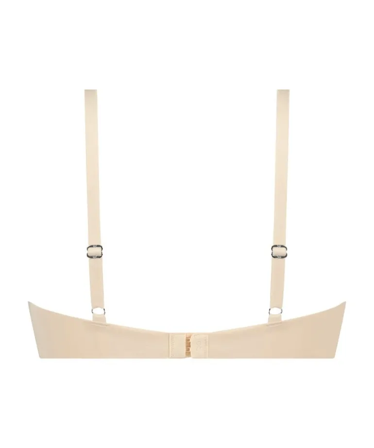 Smooth Padded Underwired Bra - Beige